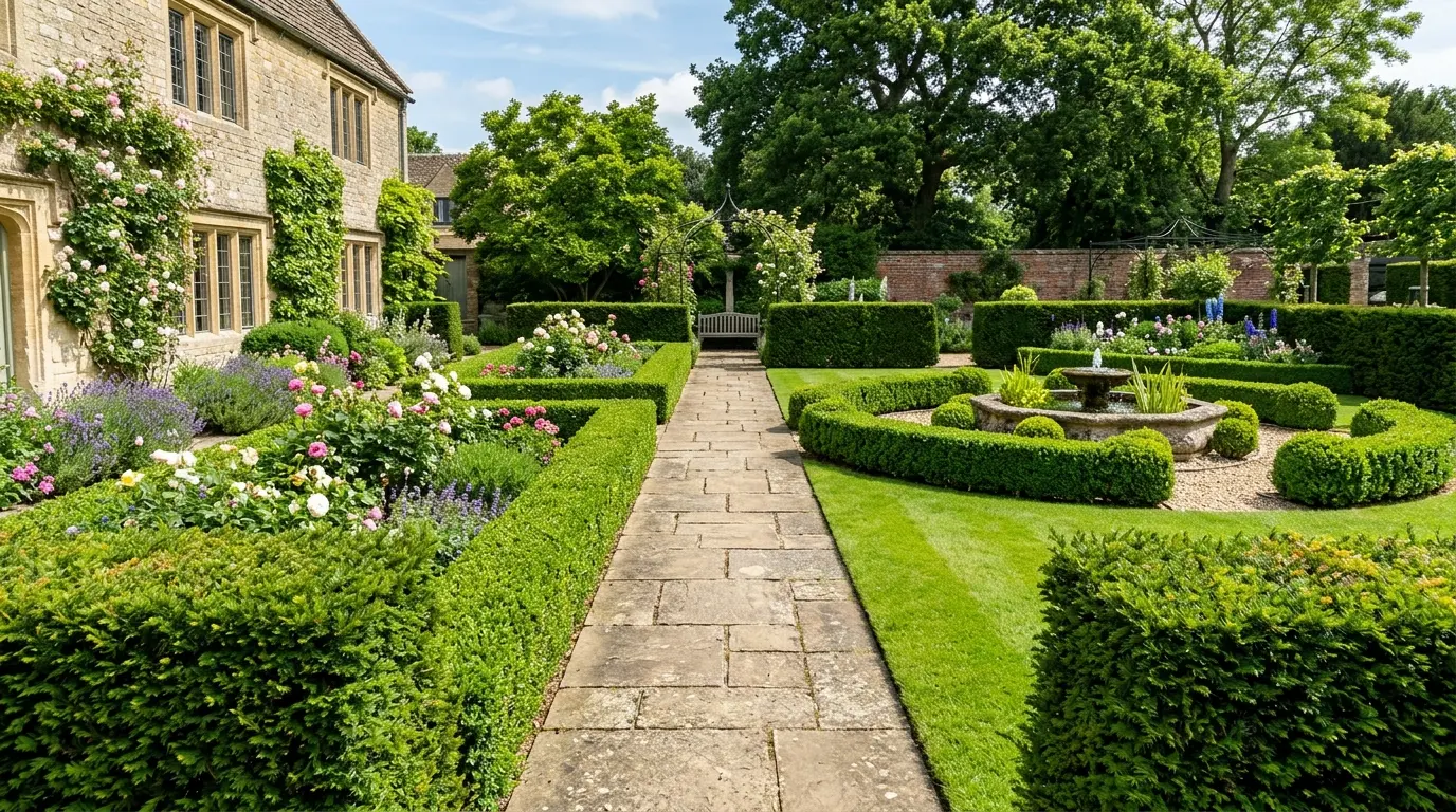 Formal Yew Hedge